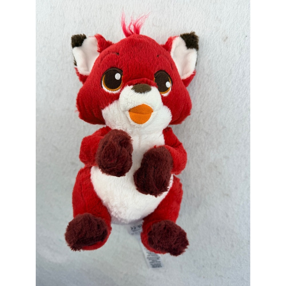 Disney Tod The Fox and the Hound Red White Plush Stuffed Animal Toy 8 inch
